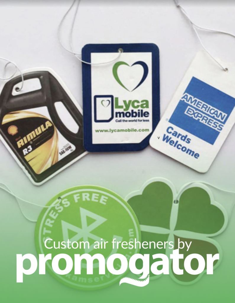 custom branded air fresheners with your compay logo