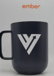 custom printed ember mug 11oz with a company logo
