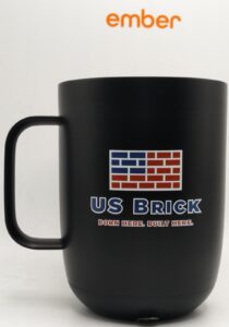 custom printed ember mug 11oz with a company logo