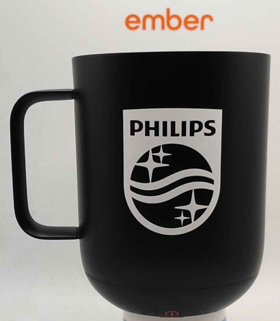 Custom printed ember mugs with your company logo