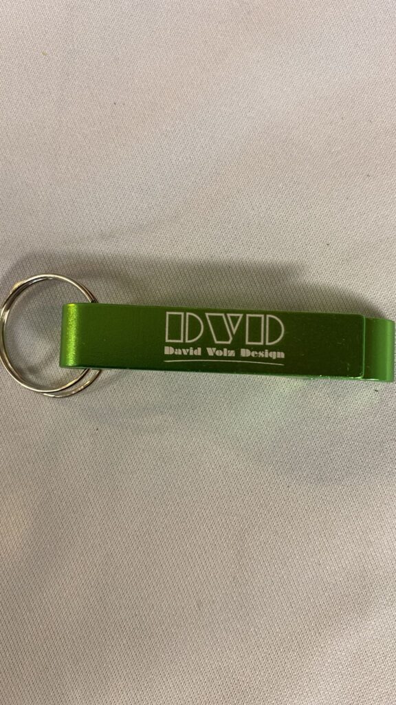 Personalized keychain customized with your company logo