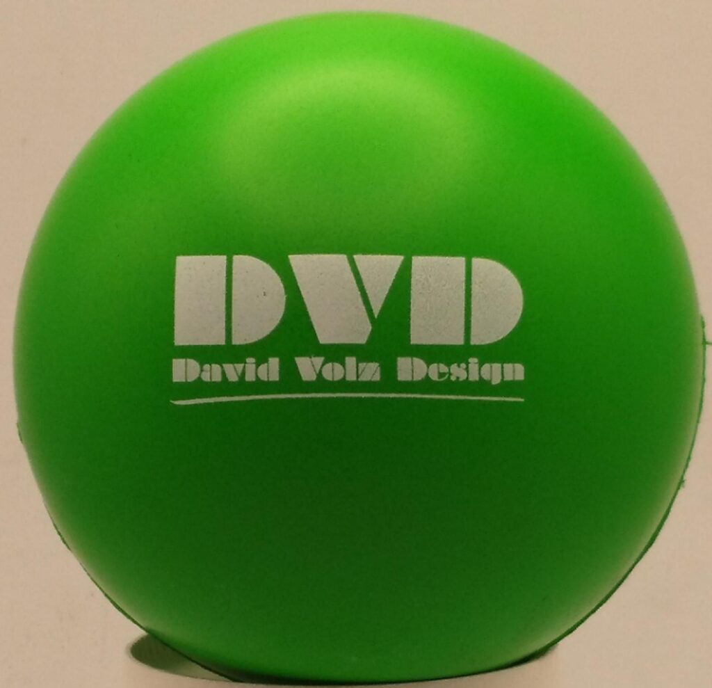 Stress ball personalized with your company logo