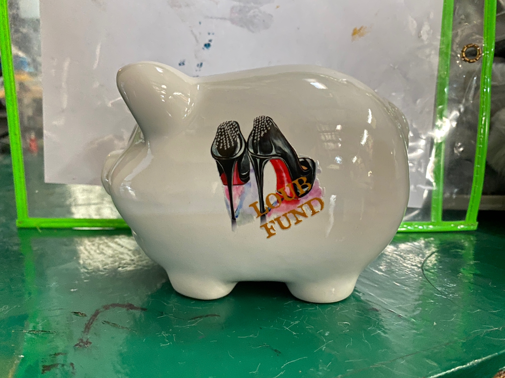 Ceramic Piggy Bank customized with your logo