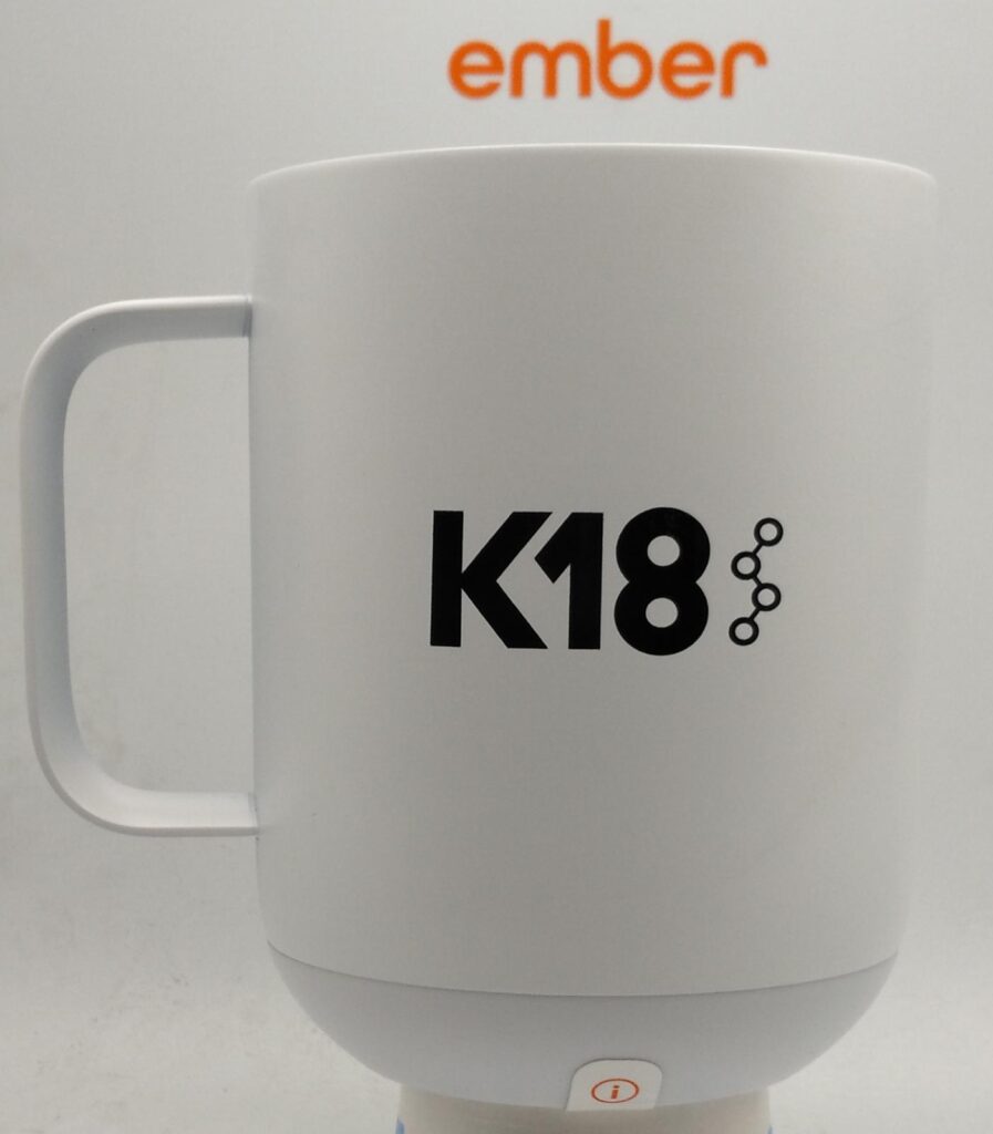 10oz Ember Mug² custom printed up to 4 color or laser engraved. Custom printed ember mug version 2