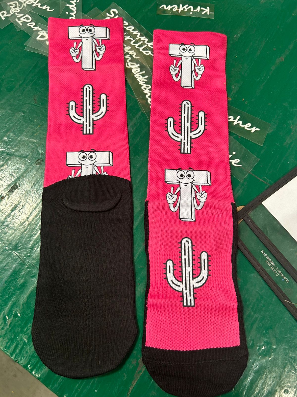 Sublimated Crew Socks customizable with logo