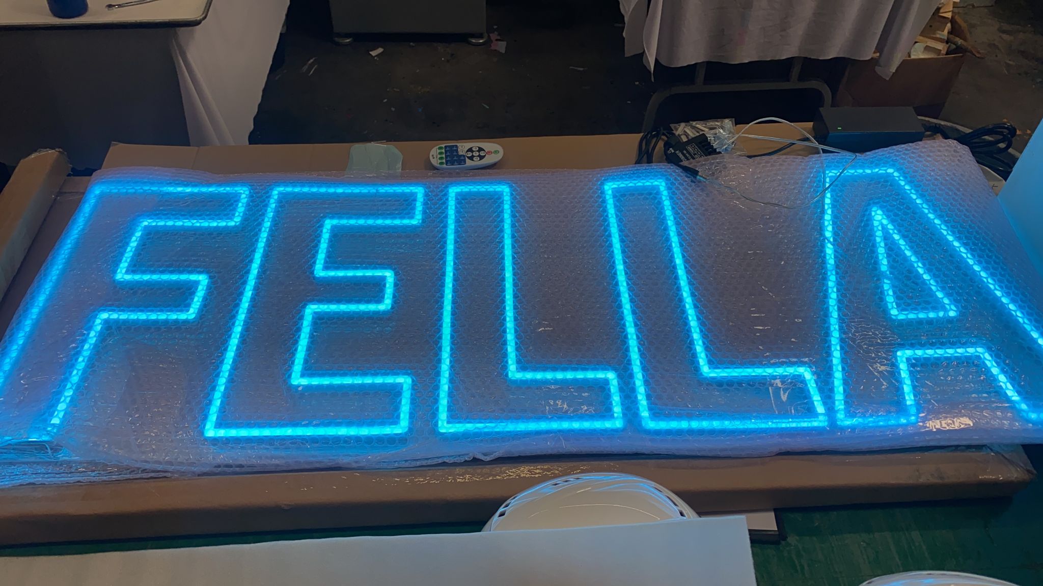 Custom Logo LED Neon Sign with personalized graphics
