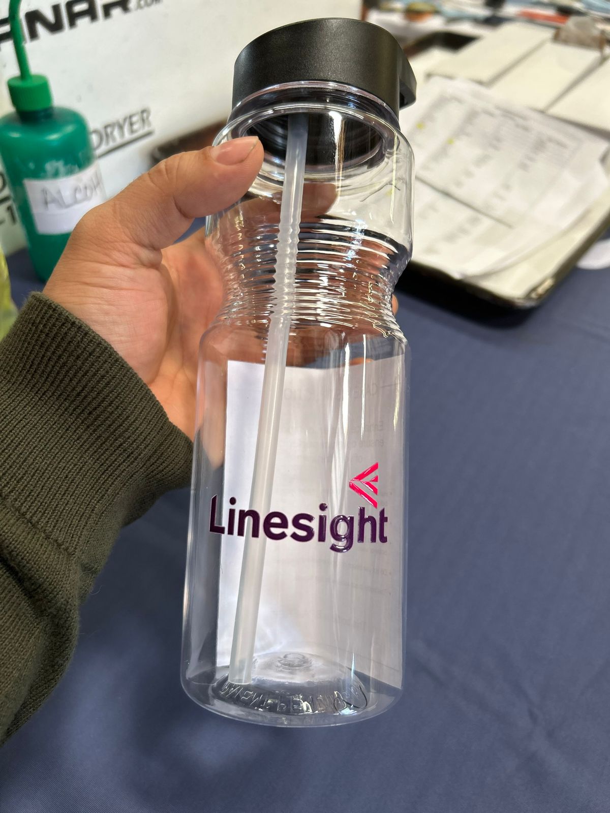 Custom Plastic Water Bottles Printed with Your Company Logo