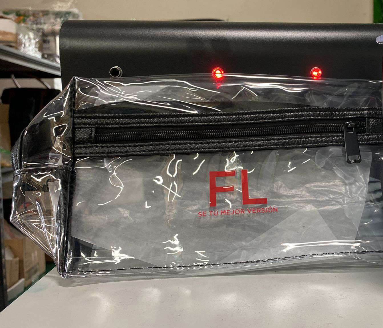 Clear Vinyl Toiletry Bag customized with your company logo