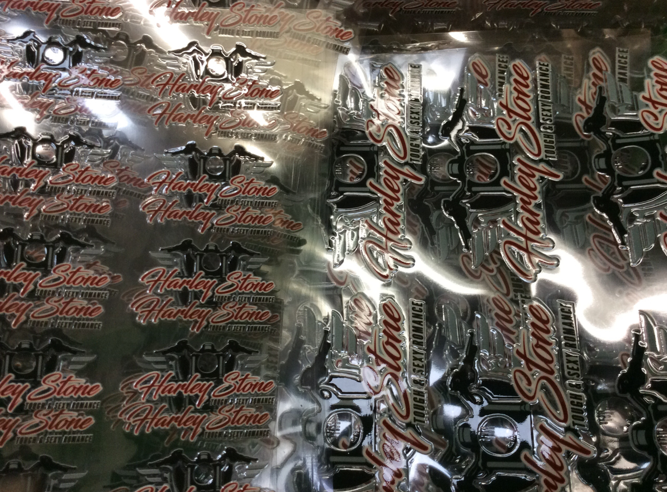 UV DTF Transfer Decals Gang Run Sheet 22″ x 24″ with Logo