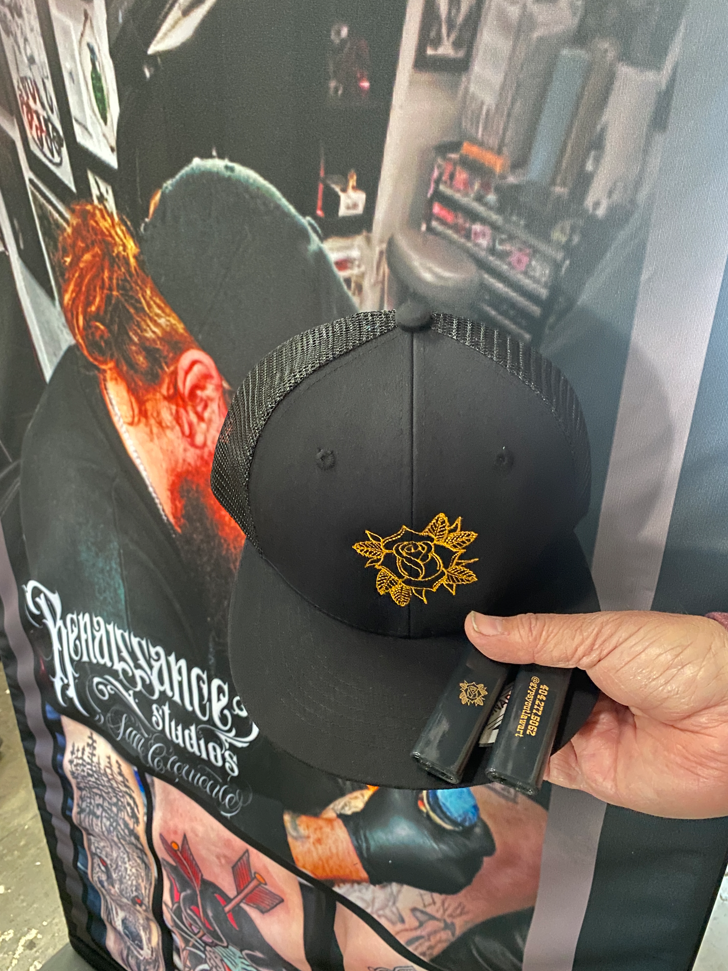PG mesh back trucker hat snapback with custom embroidery