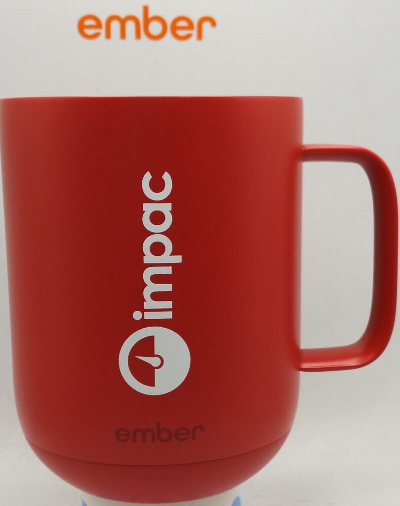 14oz Red Ember Mug Custom Printed with your logo 4 colors