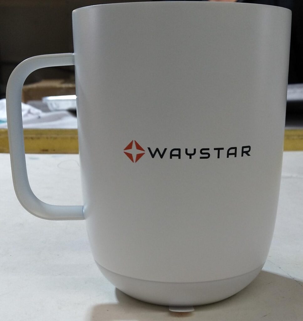 Elevate Every Sip with Our 14 oz. Ember Mug Custom Pad Print with Logo