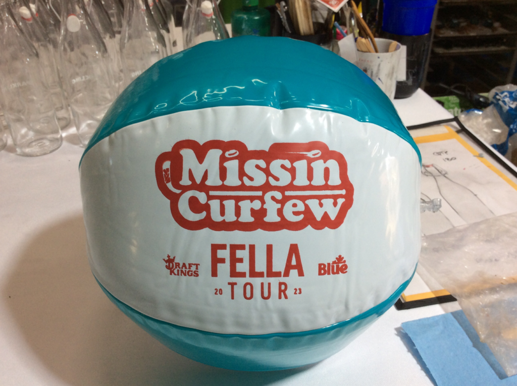 Custom printed promotional beach balls 16” with your logo
