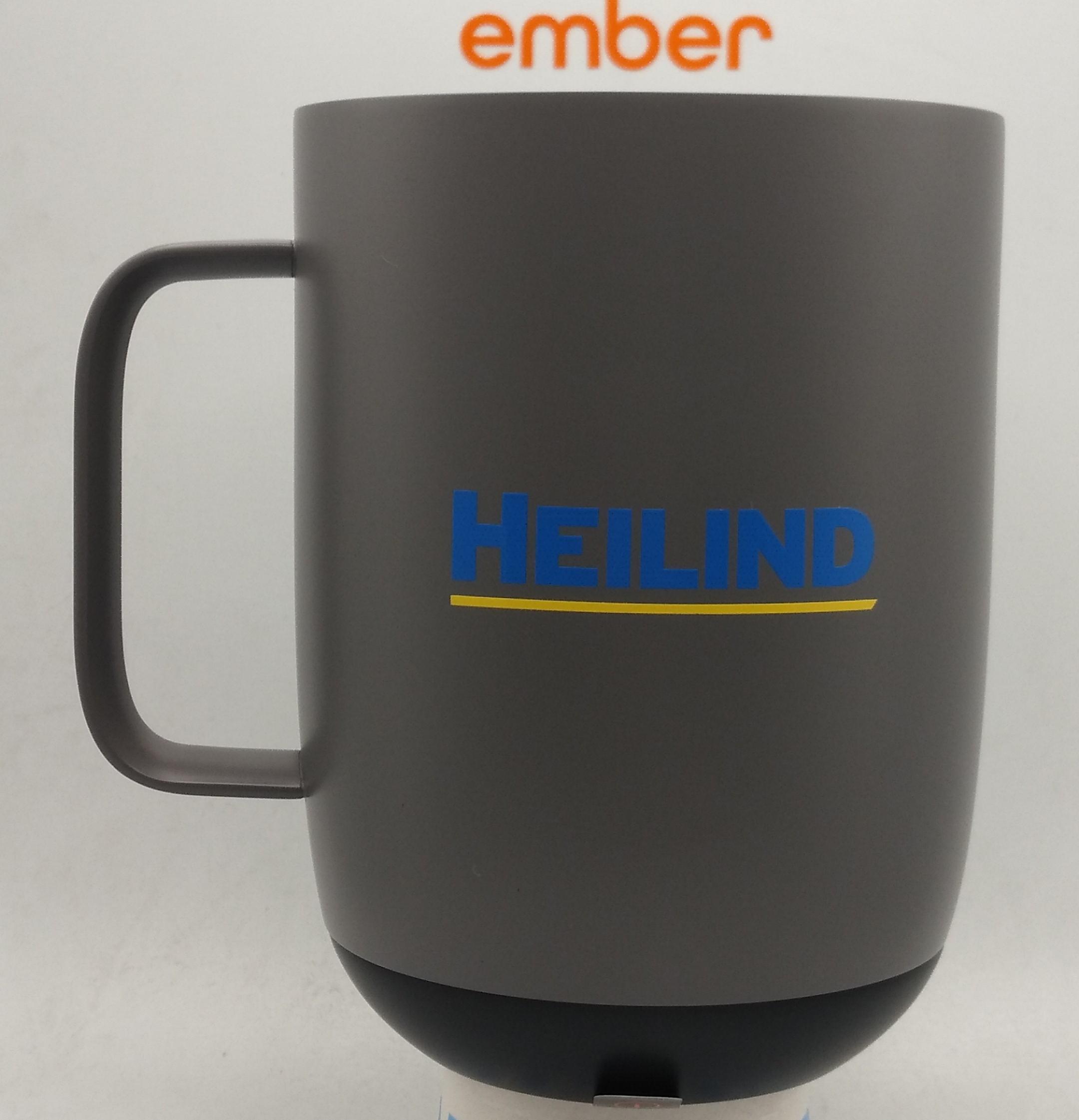 14 oz. Ember Mug second generation custom printed with logo