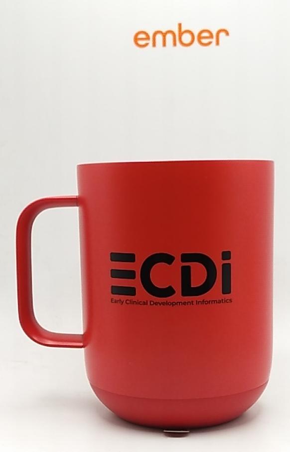 10 oz. Red Ember Mug Custom Printed with Logo