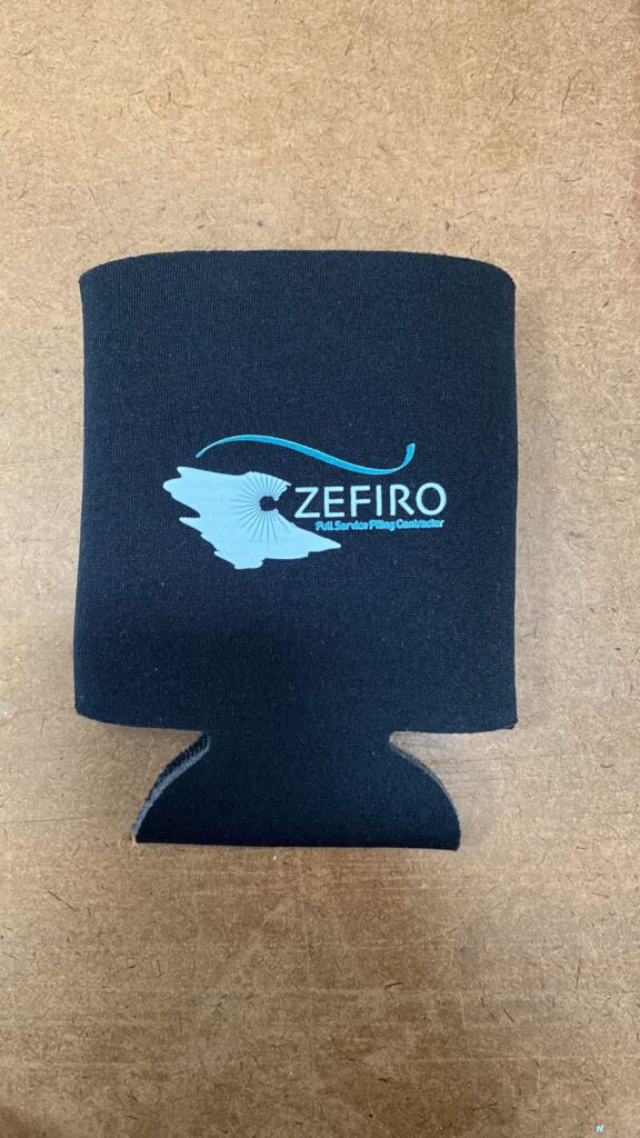 Custom printed can cooler collapsible koozie with logo