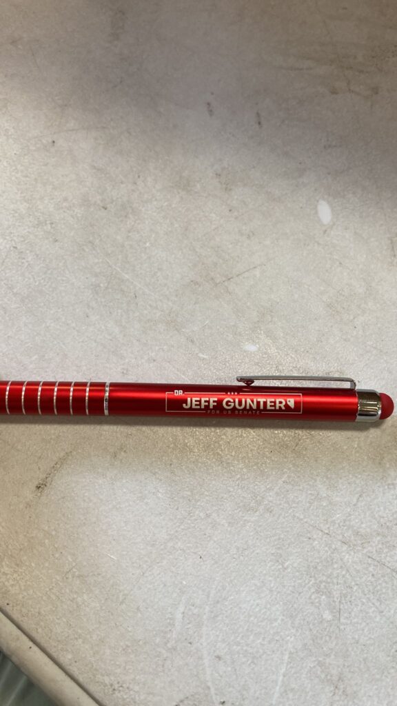Retro Pen With Stylus personalized with your logo