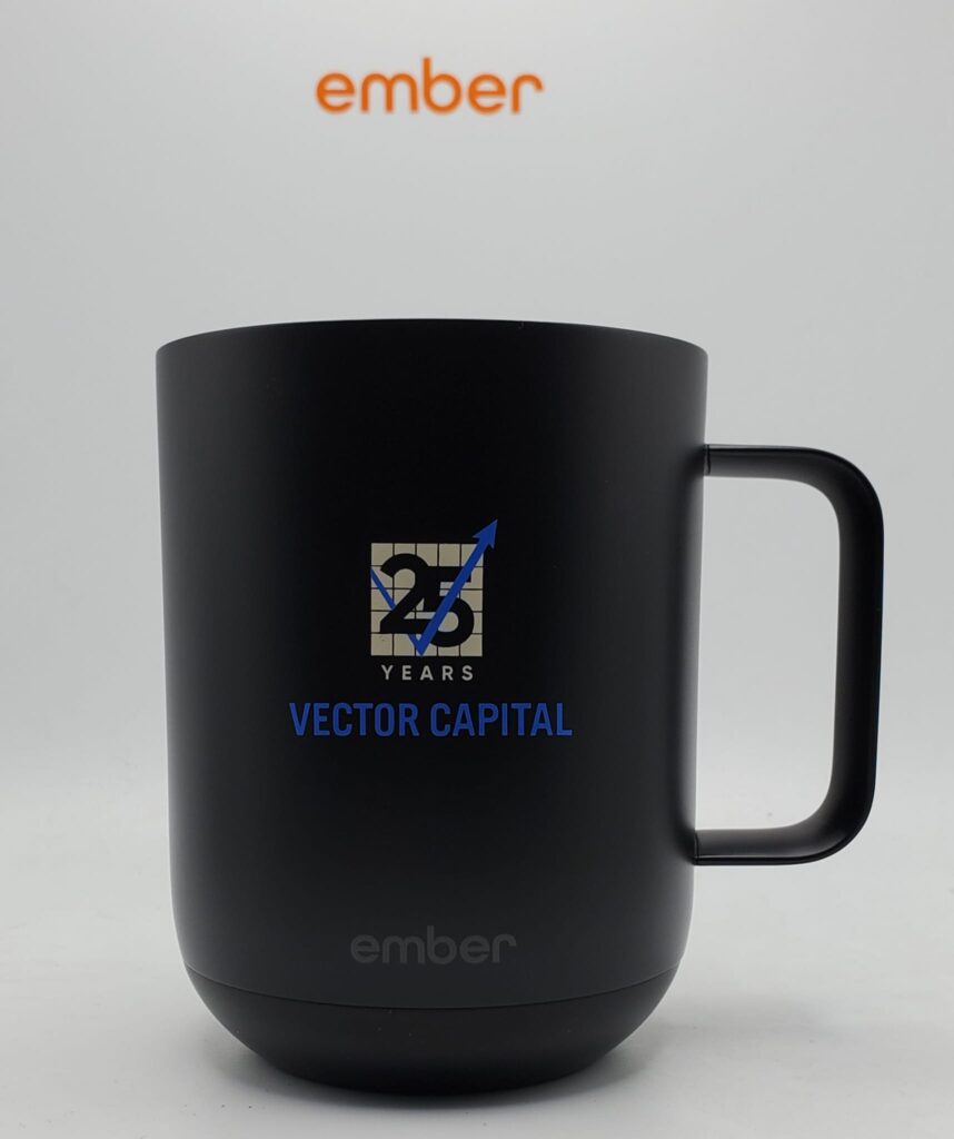 Ember Ceramic Mug 10 oz custom printed ember ceramic coffee mug with Logo.