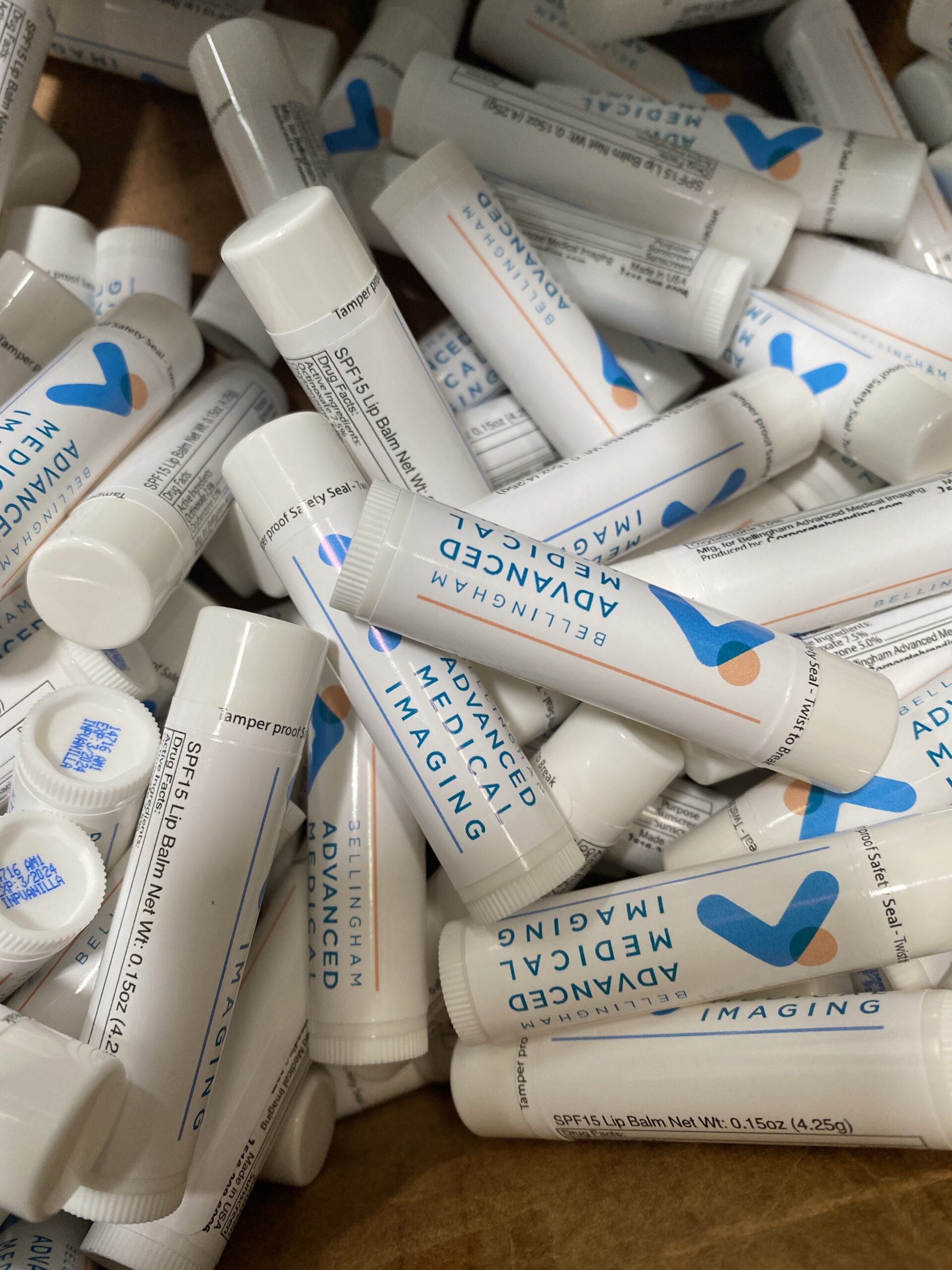 Lip Balm SPF 15 Personalized Chapstick with Logo